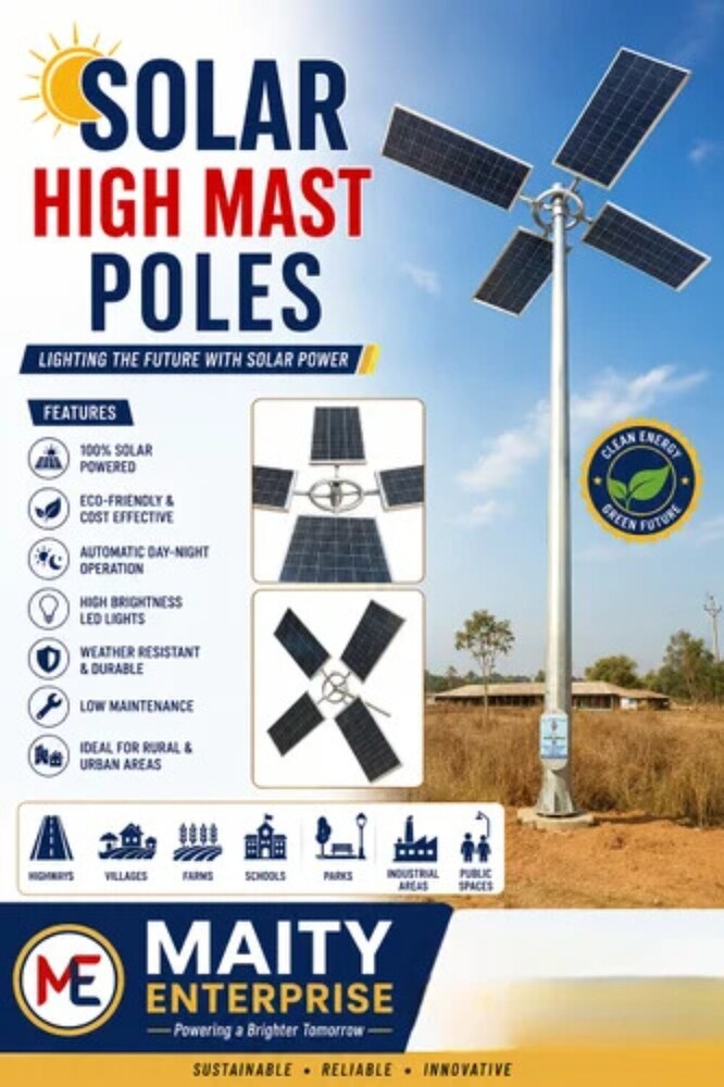 Solar High Mast Pole