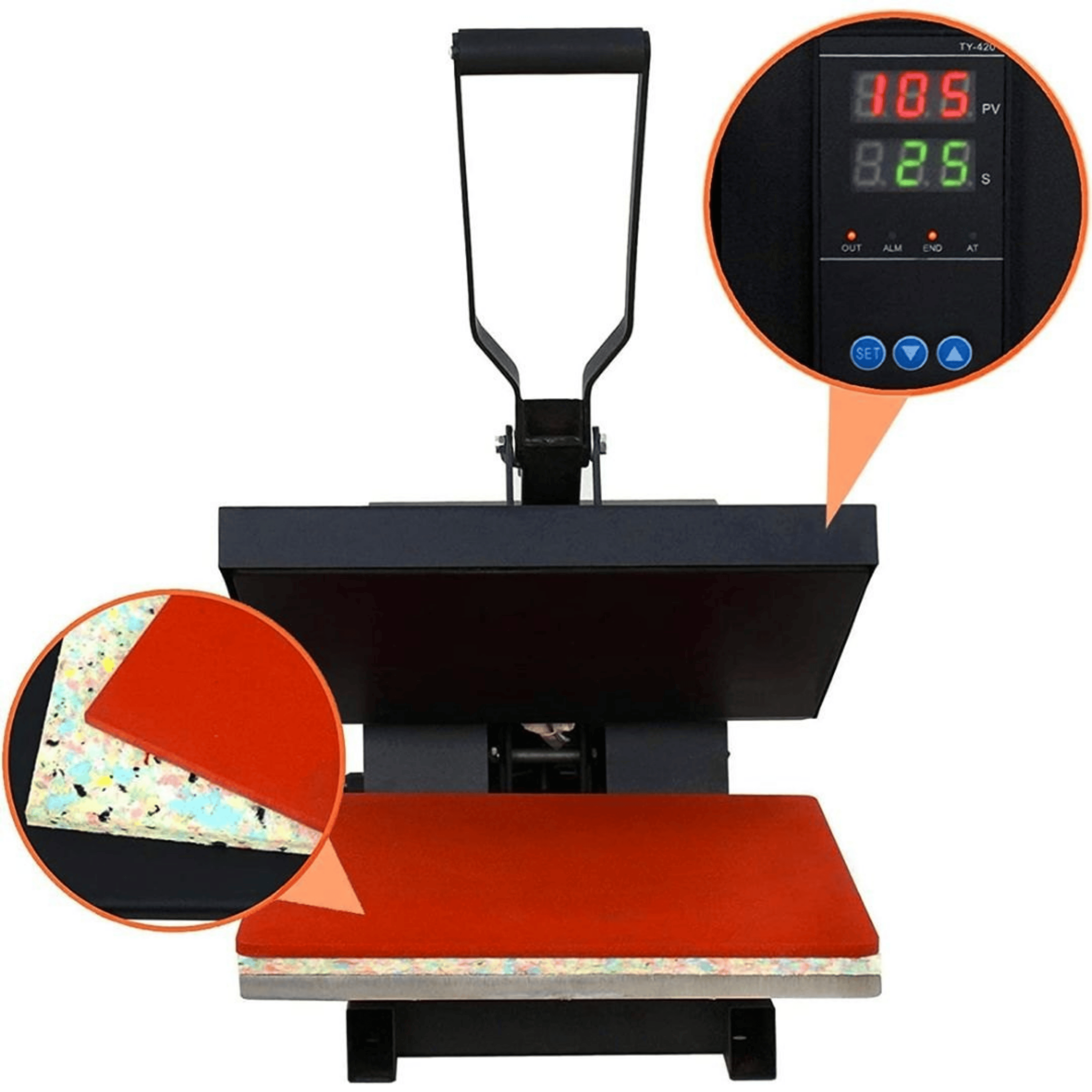 15x15 Inch T-Shirt Heat Press Machine