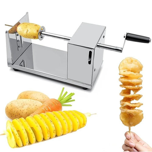 Manual Twisted Potato Cutter - Material: Stainless Steel