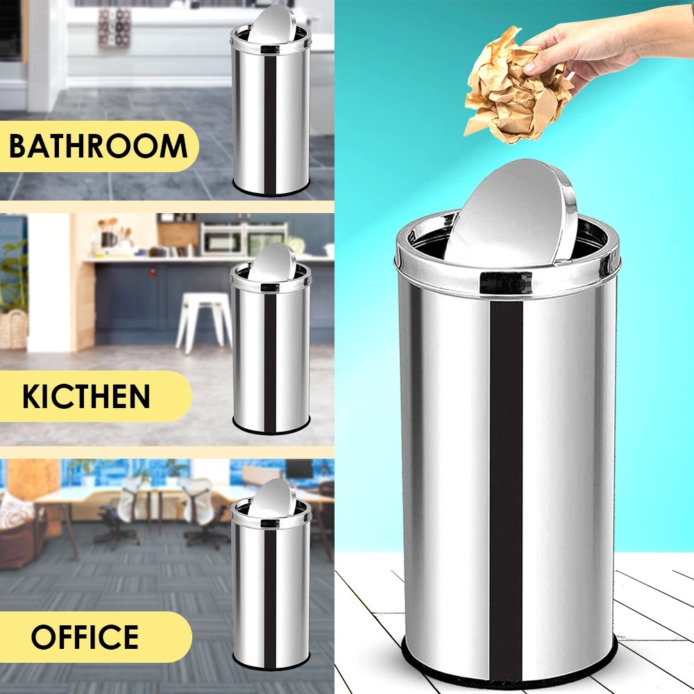 Stainless Steel Swing Dustbin - Application: Hospital