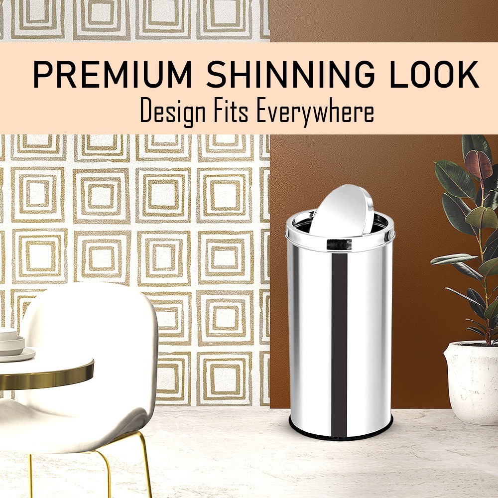 Stainless Steel Swing Dustbin - Application: Hospital