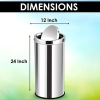 Stainless Steel Swing dustbin