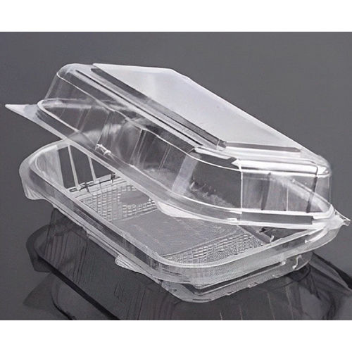 Pet Hinged Lid Container - Application: Event And Party Supplies