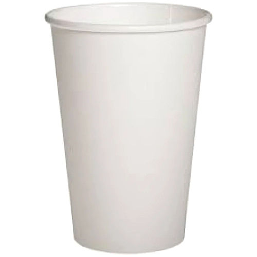 Plastic Disposable Lassi Packing Glass - Color: White