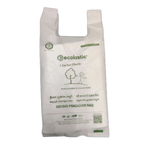 Biodegradable And Compostable Bags - Color: White