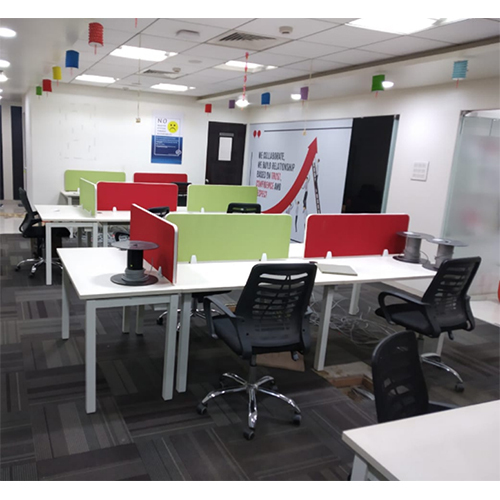 Square Leg Workstation - Durable Wood And High-quality Pp Plastic, Modern Polished Finish With Customizable Colors And Free-standing Table