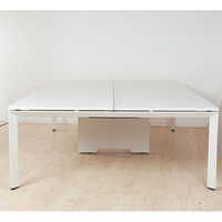 Triangle Leg Design Workstation Table