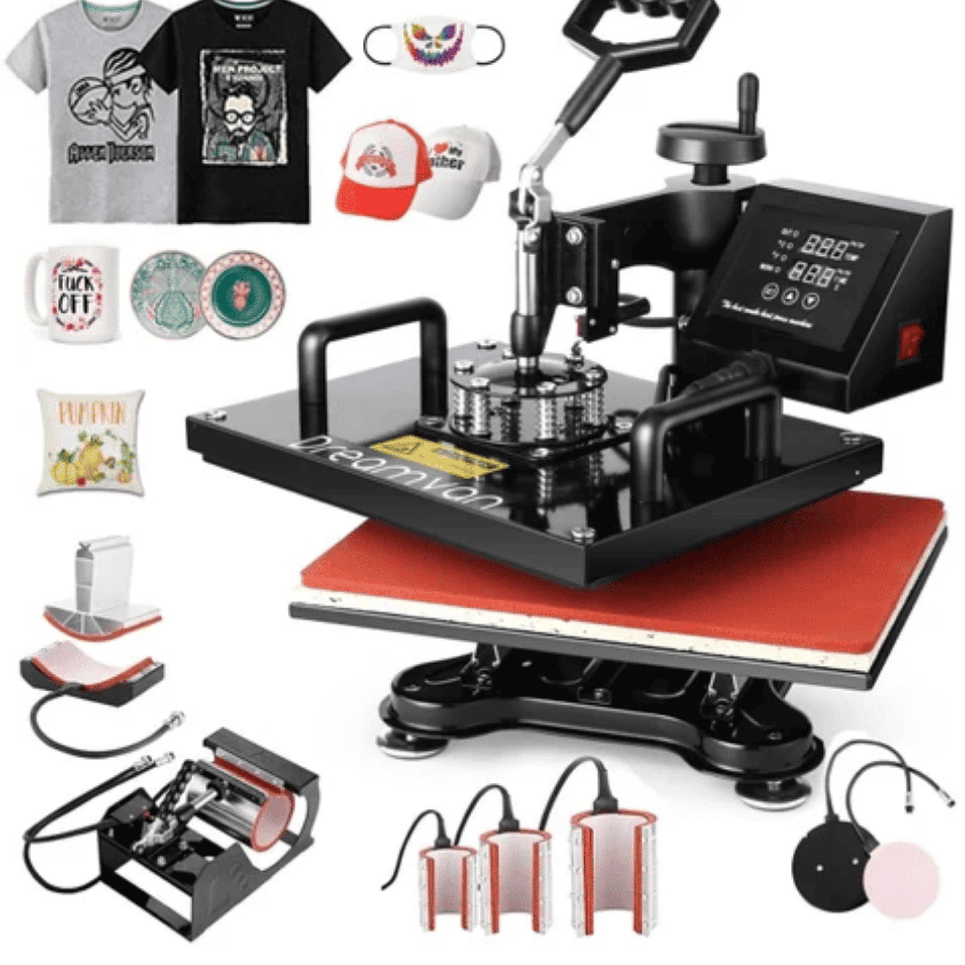 5 In 1 Combo Heat Press Machine