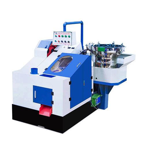 High Speed Thread Rolling Machine - Color: White And Blue