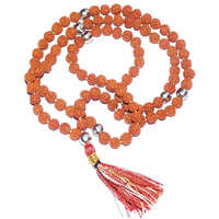 Rudraksha Parad Mala - Rudraksha And Parad Beads, 6mm Round | Unisex Accessory For Casual And Special Events, Timeless Plain Style