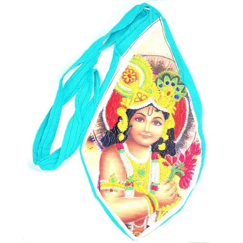 Krishna Embroidered Japa Bag