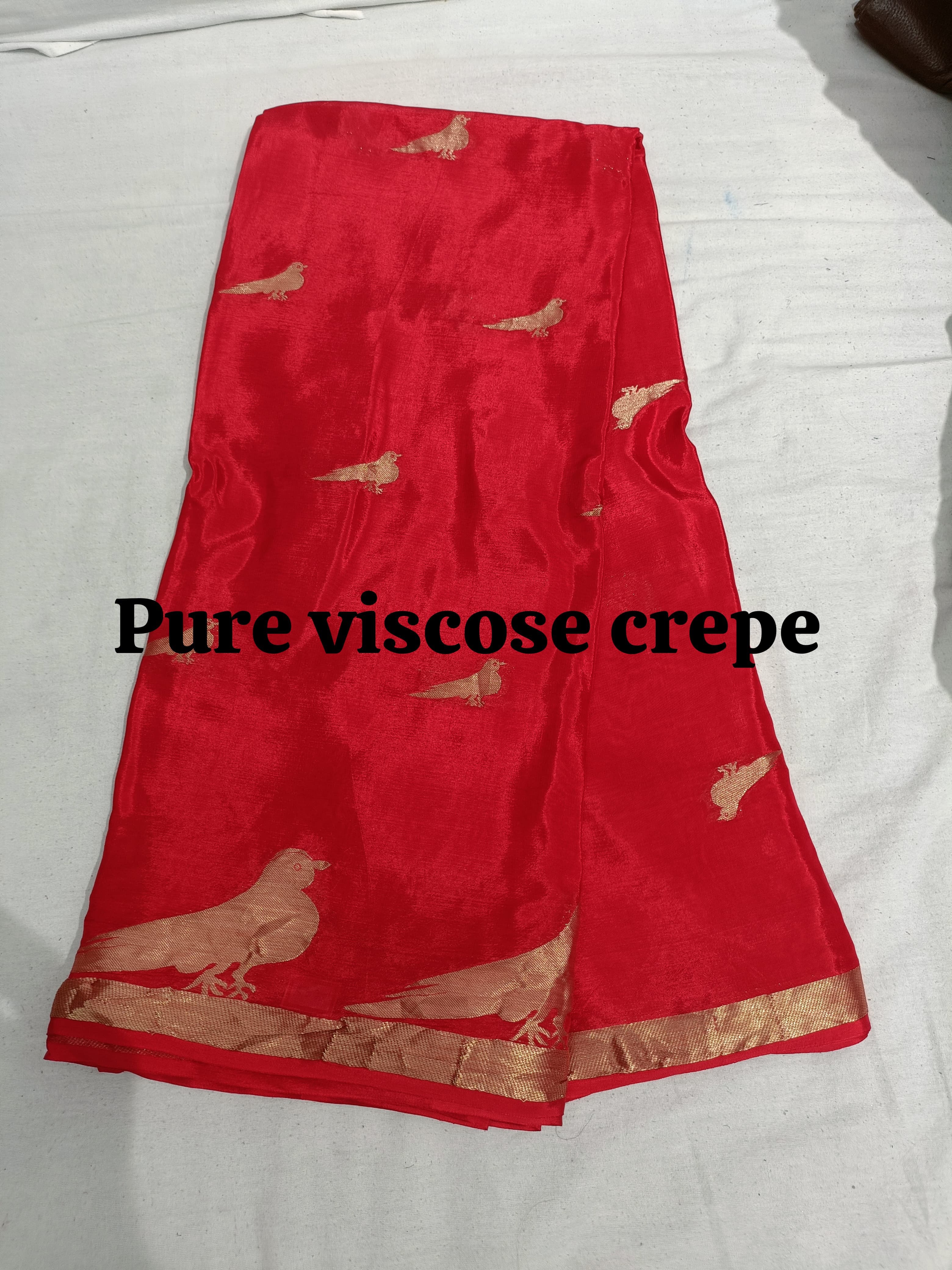Pure Viscose Fabric - Attributes: Shinny