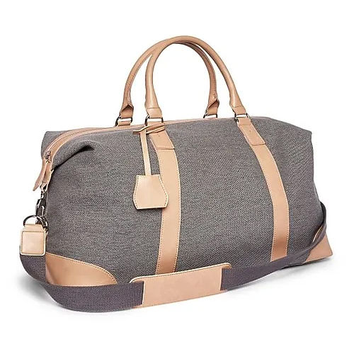 Canvas Duffle Bag - Color: Grey