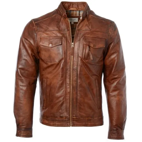 Mens Brown Leather Jacket