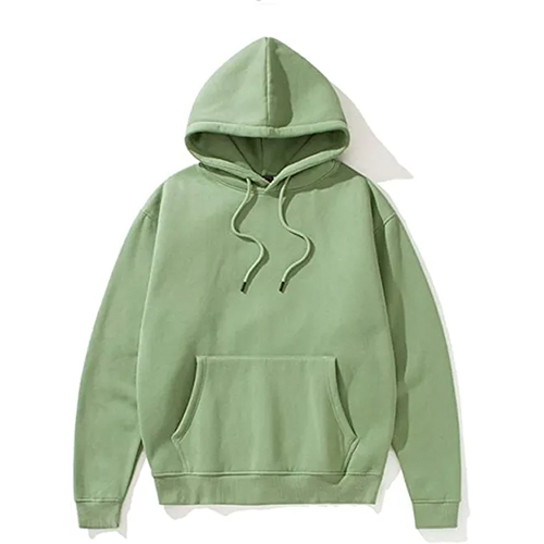 Mens Plain Green Hoodies