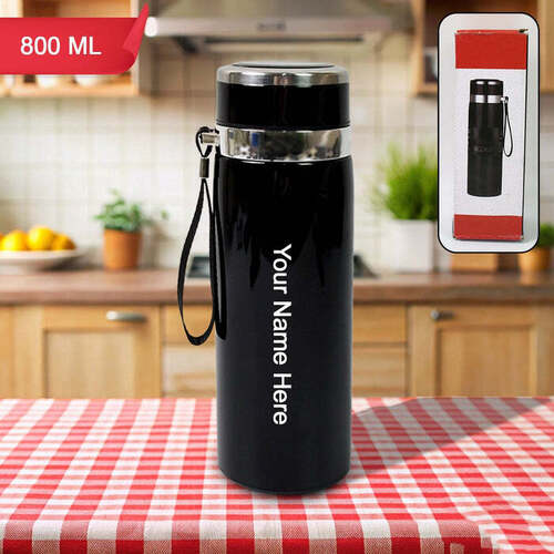 Double Stainless Steel Wall Flask Vacuum Insulated Water Bottle (800 ML)