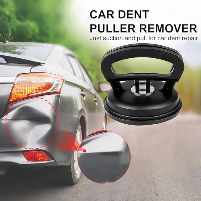 Mitsico Car Dent Remover Puller Handle Lifter - Plastic Material, Universal Size | Versatile Tool For Automotive And Household Use, Powerful Suction Cup