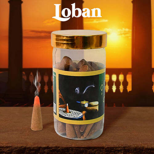 Loban Dhoop Cones, Premium Loban Dhoop, Spritual Vibes, Charcoal Free