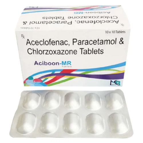 Aceclofenac Paracetamol And Chlorzoxazone Tablets