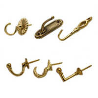 Curtain Hooks - Color: Golden