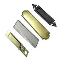 Door Plates - Color: Black