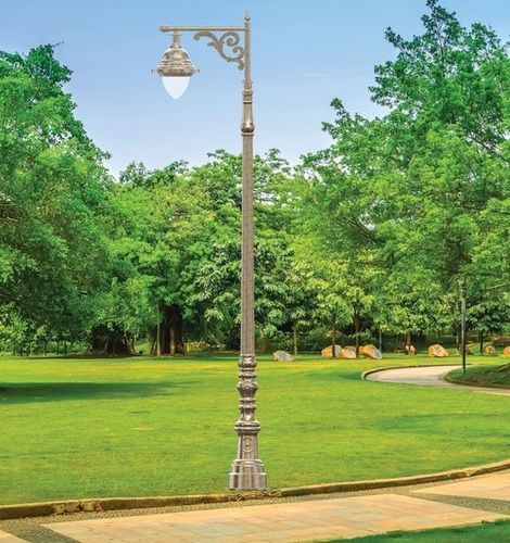 Decorative Cast Iron Lighting Pole Single arm bracket