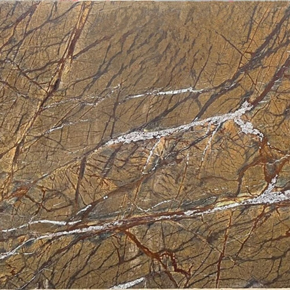 Rain Forest Brown Bidasar Marble - Size: As Per Requirement