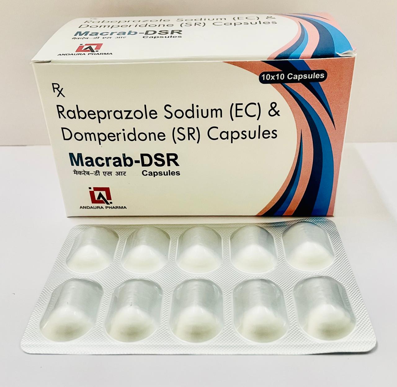 Rabeprazole 20m Domperidone 30mg Sus Release Cap