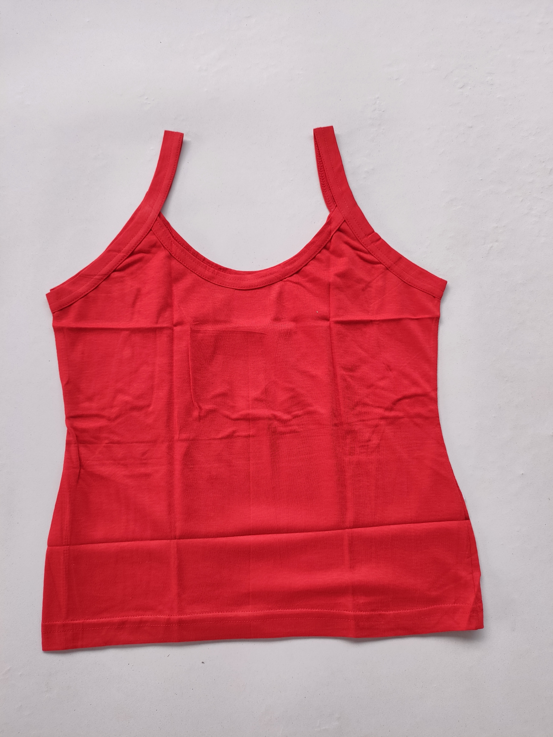 Camisole / Slips (Red & Black) - Cotton Fabric, Different Sizes | Versatile for Casual or Formal Wear, Comfortable & Breathable Fit