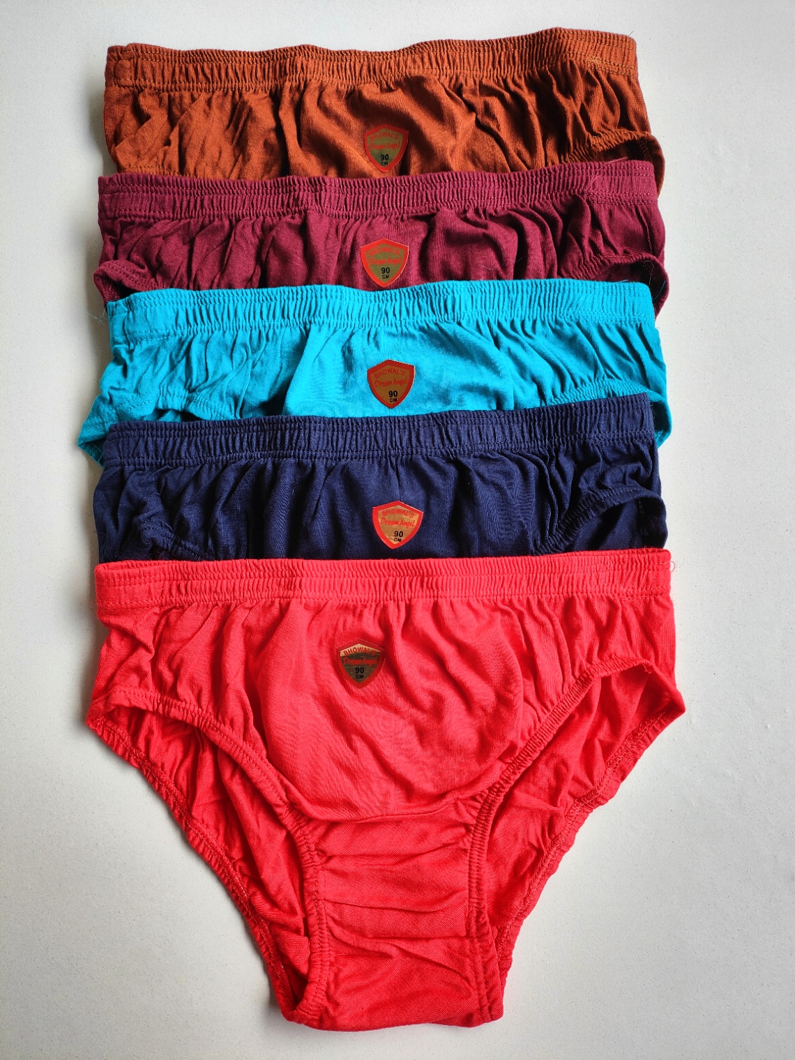 Panty (Orange) - Cotton Fabric, Different Sizes | Multicolor Pack, Soft and Breathable, Plain Pattern, Ideal for Daily Wear