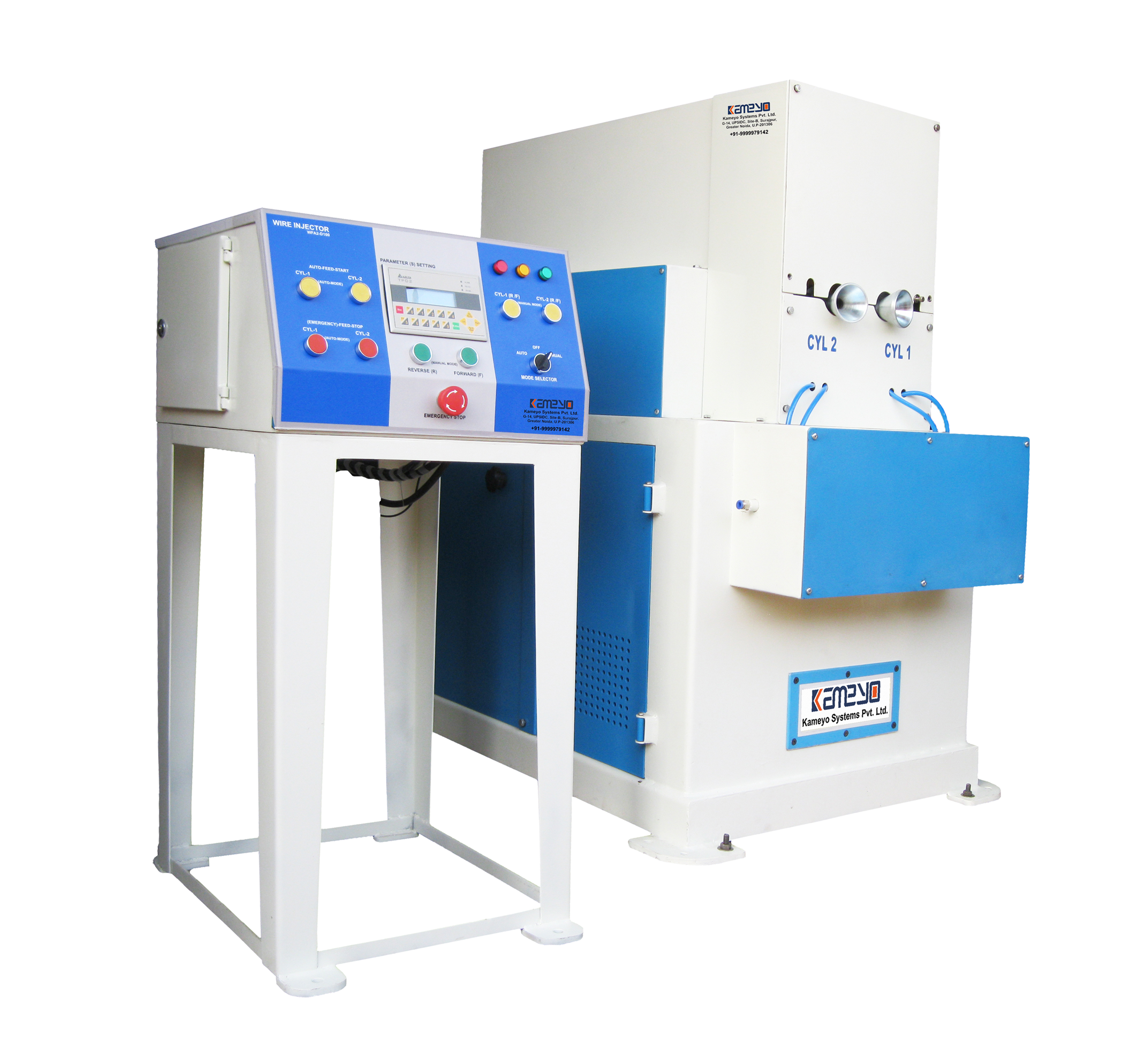 Wire Feeder - Cored Wire 5 Mm Min To 21 Mm Max, Solid Wire 5 Mm Min To 21 Mm Max, Load Cell Weighing System, High Efficiency & Durability, Flexible Operation