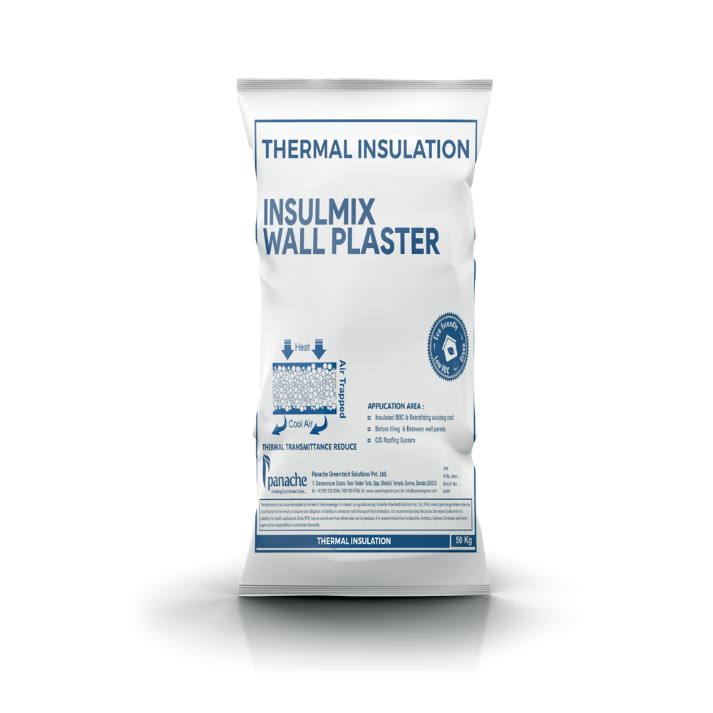 Insulmix Wall Plaster- Heat Resistant Wall Insulation Plaster - Application: Industrial