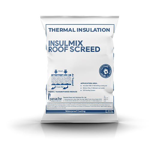 INSULMIX SCREED - ओवरडेक छत हेतु तापीय इन्सुलेशन मोर्टार