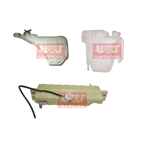Automotive Radiator Tank - Nylon Reinforced Export Worthy Packaging White Color | Fits Mitsubishi Canter Tata 1316/1318 Bus Eicher IB003399 Immediate Delivery