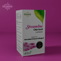 Streamline Chia Seed - Chia Seed Extract, Rich Source Of Soluble Fibre, Supports Digestive, Cognitive & Joint Health, Antioxidant Properties