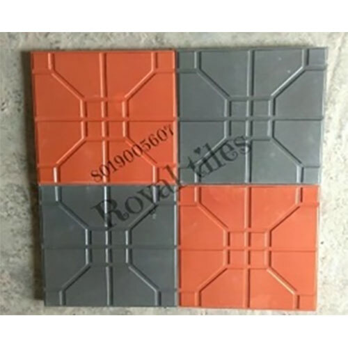 Nandini Tiles - Color: Orange & Black
