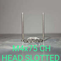 M4x75 CH Head Slotted Screw