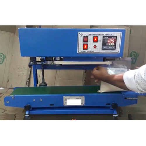 Vertical Heavy Duty Continuous Pouch Sealer Machine