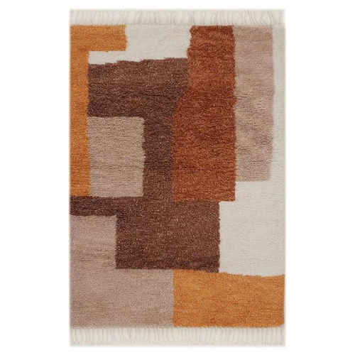 Ro-22-Sc-5699 Wool Hand Woven Rug - Feature: Washable