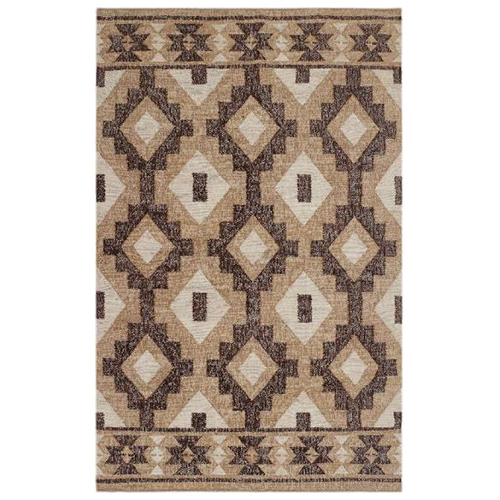 RO-22-RA-1261-A Cotton-Jute Hand Woven Rug