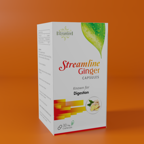 Ginger Capsules - Adult Use, 1-2 Capsules Daily | Digestive Support, Immune Boost, Antioxidant-rich, Anti-inflammatory Properties