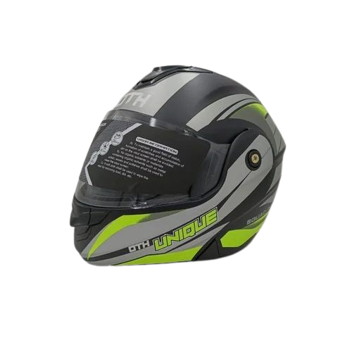 Racing Bike Flip Up Full Face Helmet - Color: Multi Colour