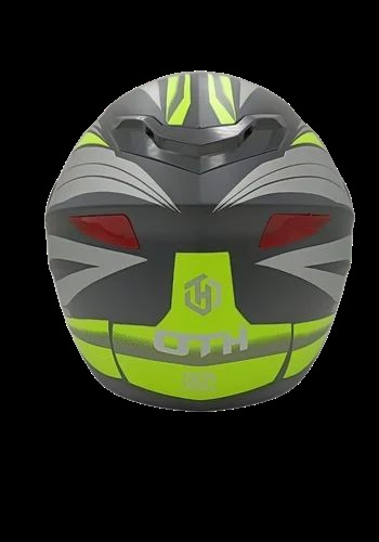 Racing Bike Flip Up Full Face Helmet - Color: Multi Colour