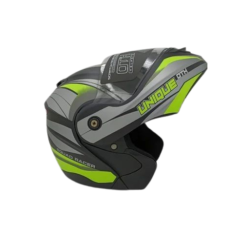 Racing Bike Flip Up Full Face Helmet - Color: Multi Colour
