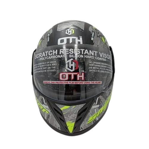 Graphic Full Face Motorcycle Helmet - ABS Material, 3 mm Shell Thickness | Multi-Color Design, Optimal Safety for Sport Riding