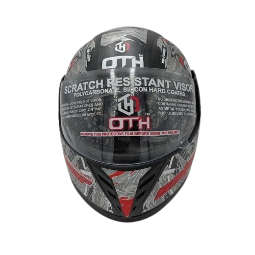 Full Face Helmet - Plastic Material, 580 Mm Size, Multi Colour Finish | Designed For Riding Sports Safety And Style