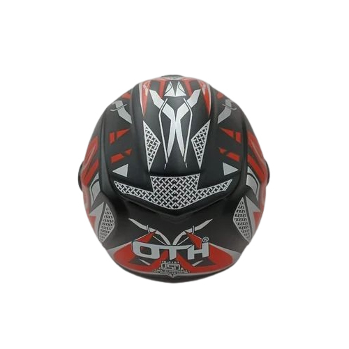 Open Face Graphic Helmet - Abs Material, 3mm Shell Thickness , Half Face Design For Sport Riding With Eye-catching Multi-coloured Graphics