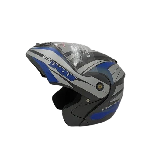 Scratch Resistant Flip Up Full Face Visor Helmet - Color: Multi Colour