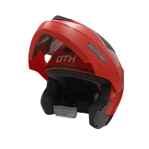 Red Flip Up Full Face Helmet