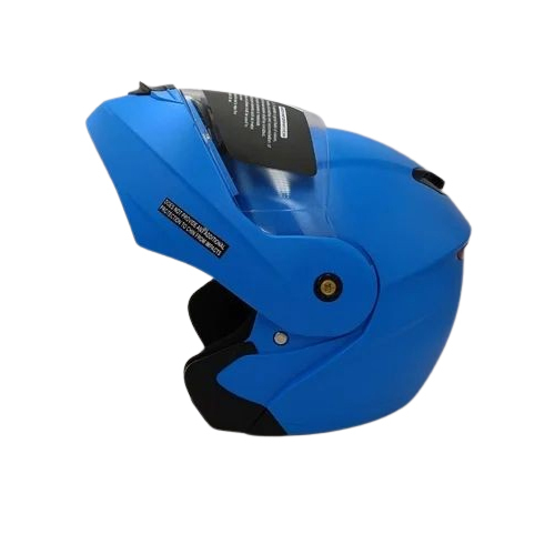 Blue Flip Up Full Face Motorcycle Helmet - Abs Material, 580mm Size, 1050g Weight | Safety Focused, Comfortable Design For All Riders
